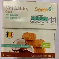 Mini galltetas  de coco Sweetwell