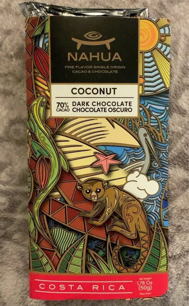 Chocolat noir 70% et coco