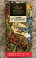 Chocolat noir 70% et coco