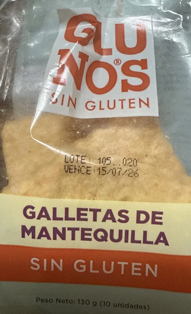 Galletas de mantequilla sin gluten