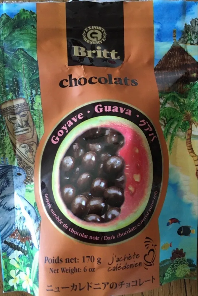 Goyave enrobée de chocolat noir