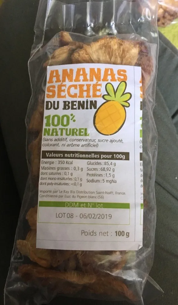 Ananas seché du benin