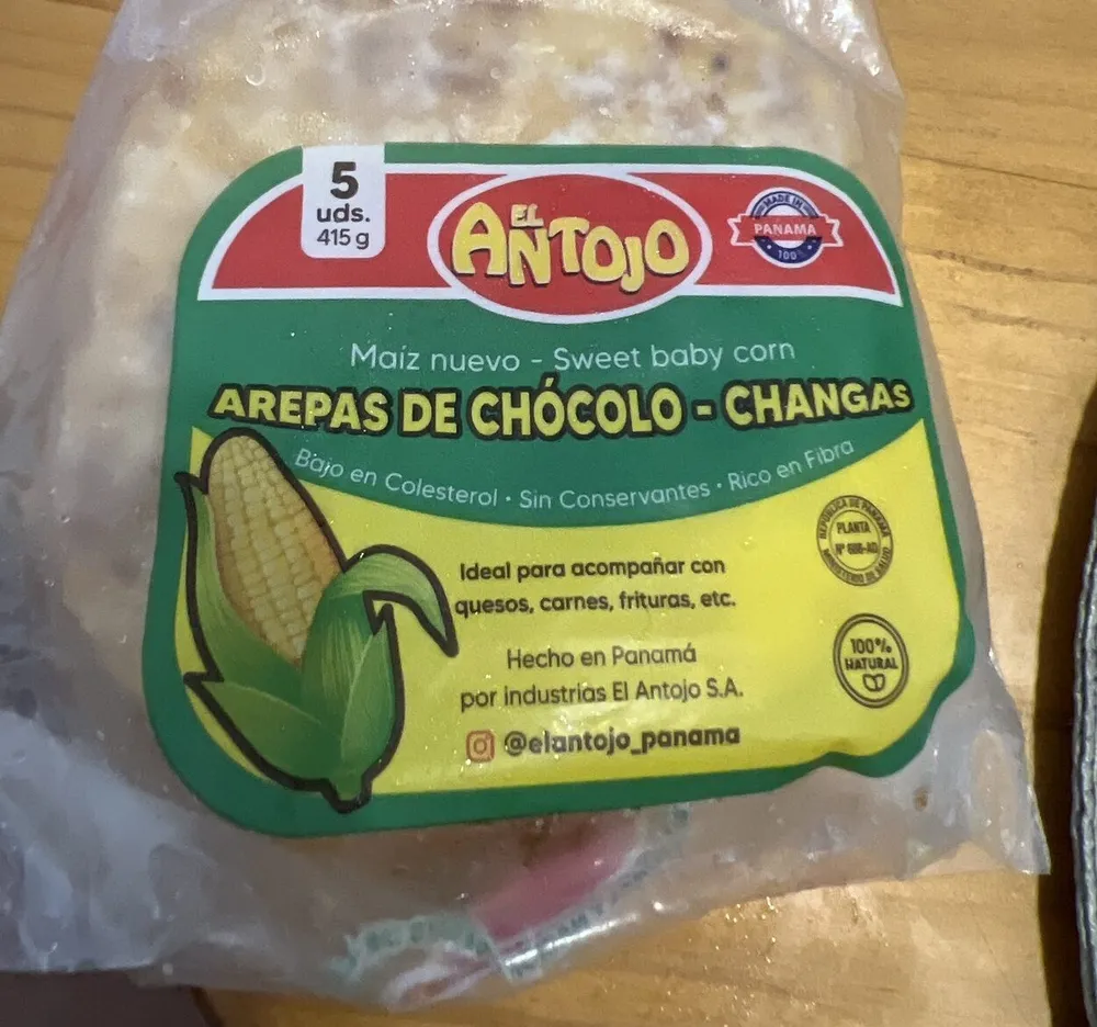 Arepas de chocolo