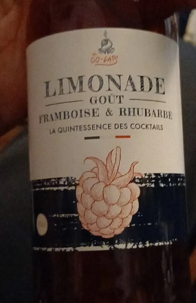 Limonade framboise rhubarbe