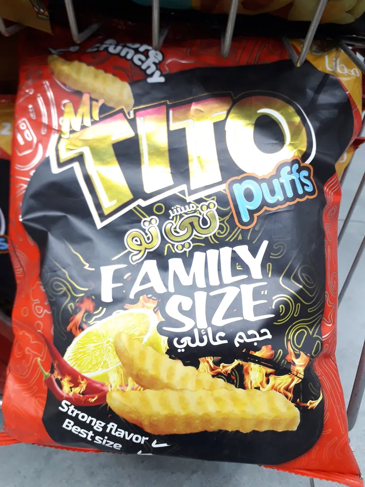 Mr tito chili and lemon flavor