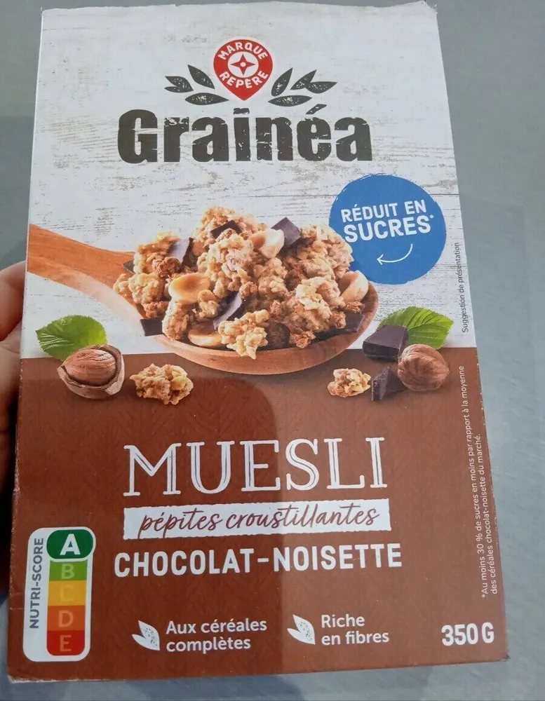 Muesli chocolat noisette