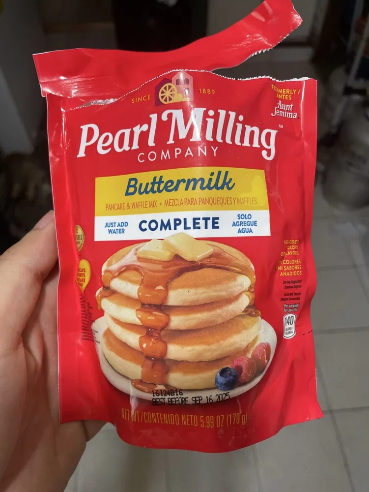 Pearl milling mezcla pankes buttermilk