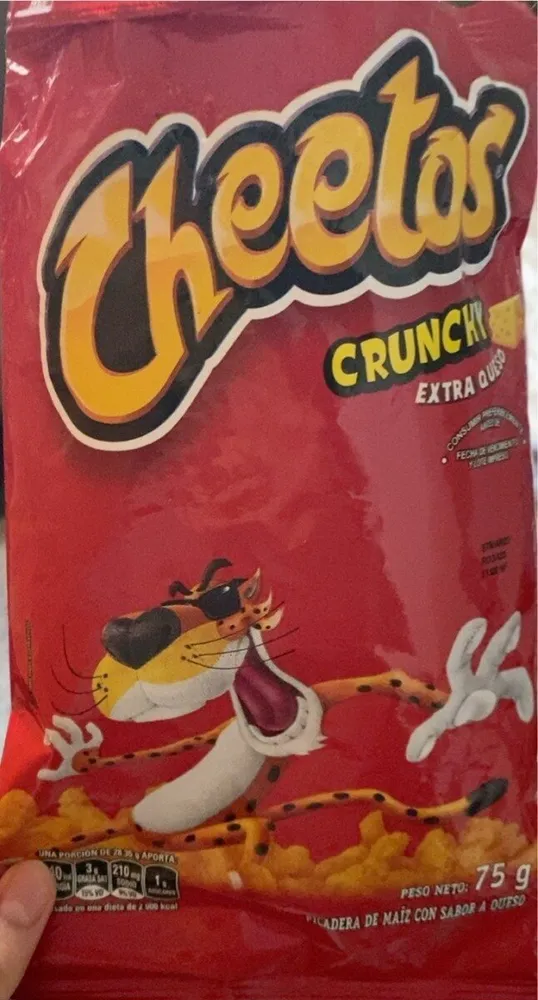 cheetos crunchy extra queso