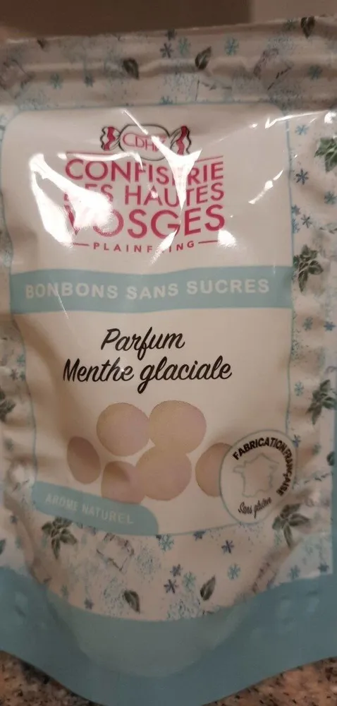 Bonbons sans sucre parfum menthe glaciale