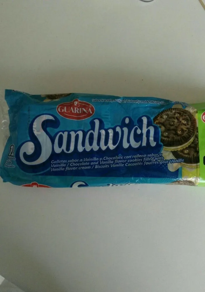 Sandwich biscuits fourrage tout vanille