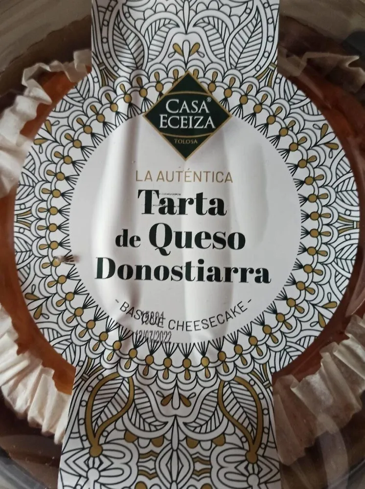 Tarta de Queso Donostiarra