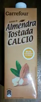 Bebida de almendra tostada calcio