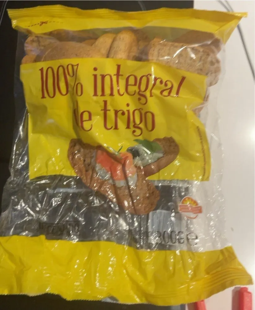 Pan tostado integral