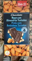 Chocolate negro con almendras tostadas