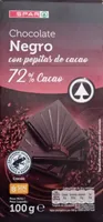 chocolate negro con pepitas de chocolat