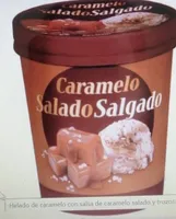 Helado de caramelo salado