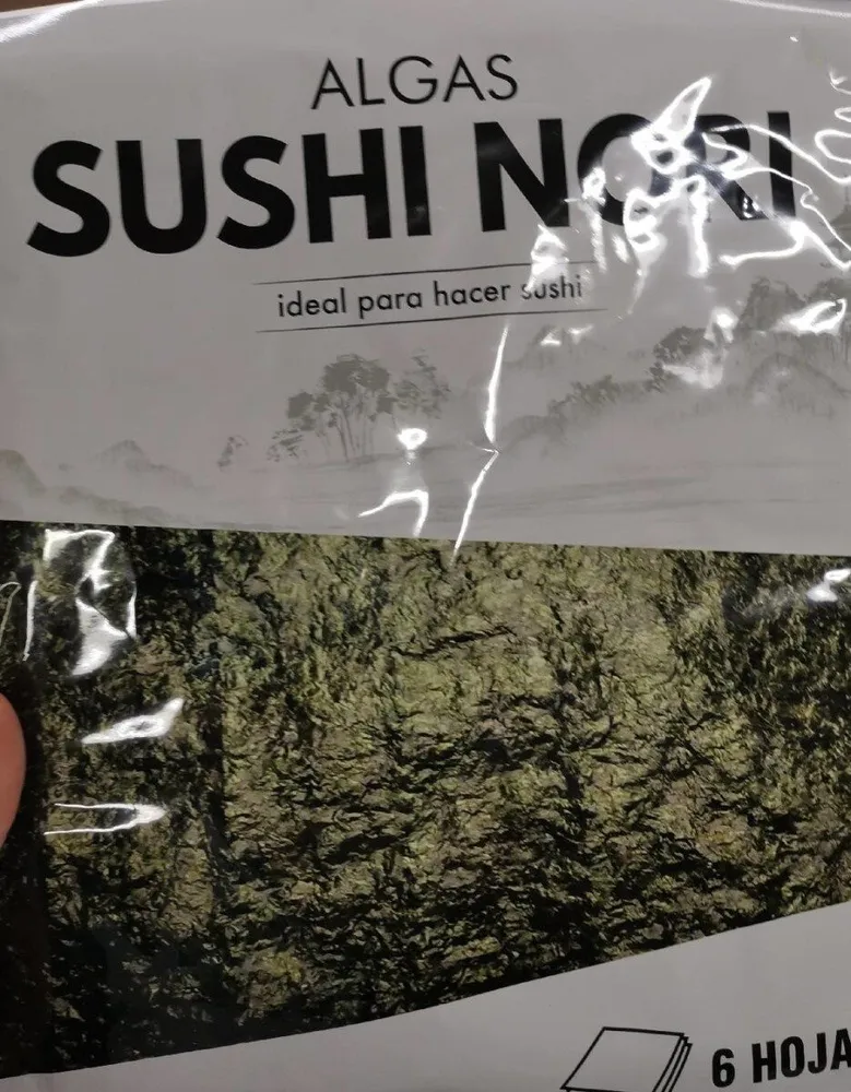 Algas sushi nori