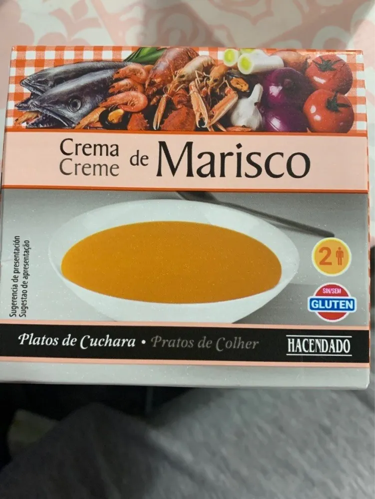 Crema de marisco
