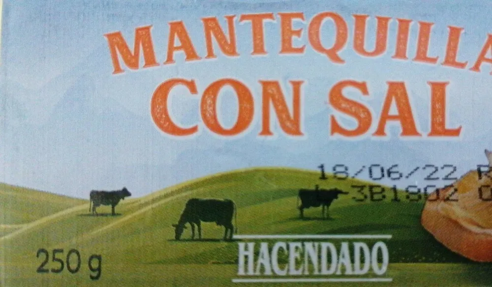 Mantequilla con sal
