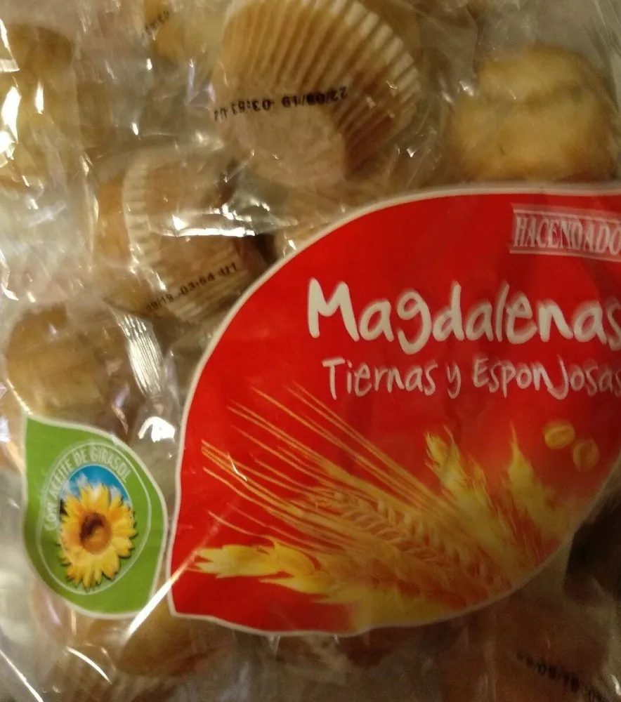Magdalenas tiernas y esponjosas