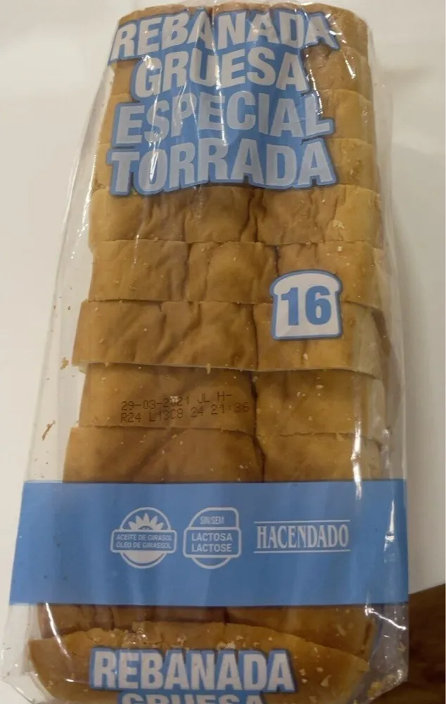 Rebanada gruesa especial torrada