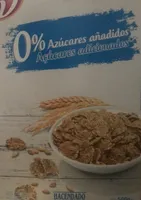 Copos de trigo integral y arroz 0%