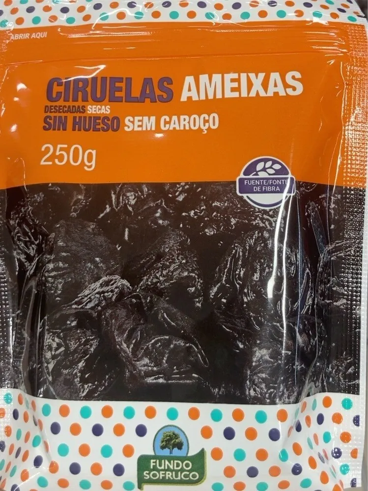 Ciruelas Desecadas Sin Hueso