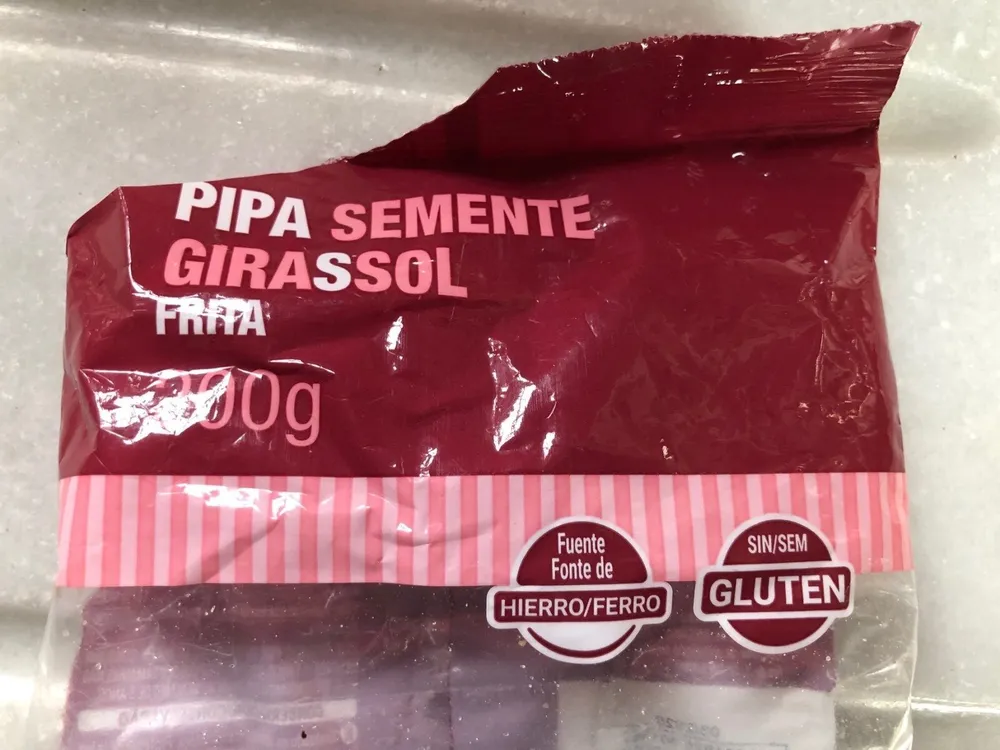 Pipas girasol fritas saladas