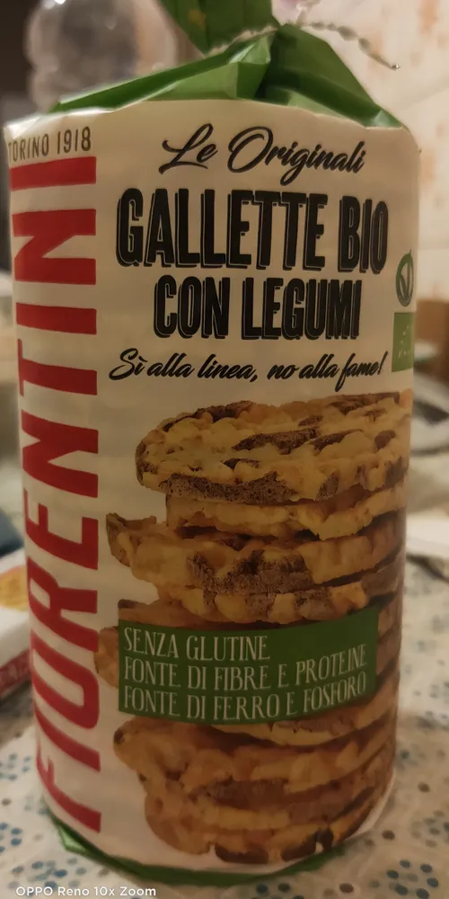Galette bio con legumi