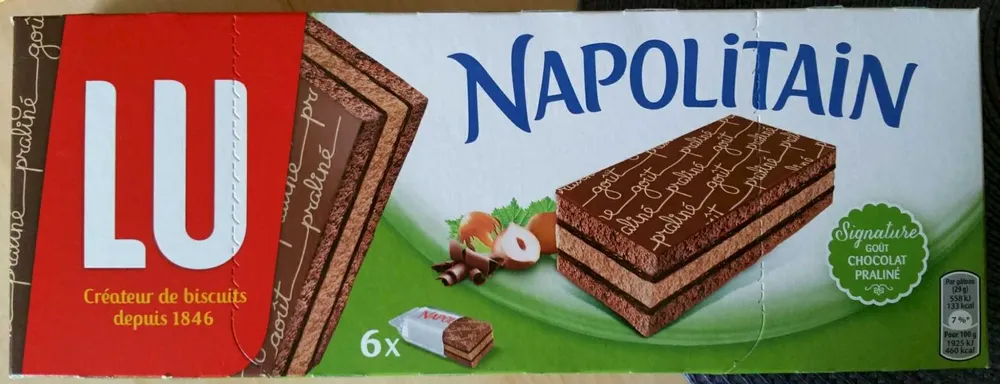 napolitain signature goût chocolat praliné