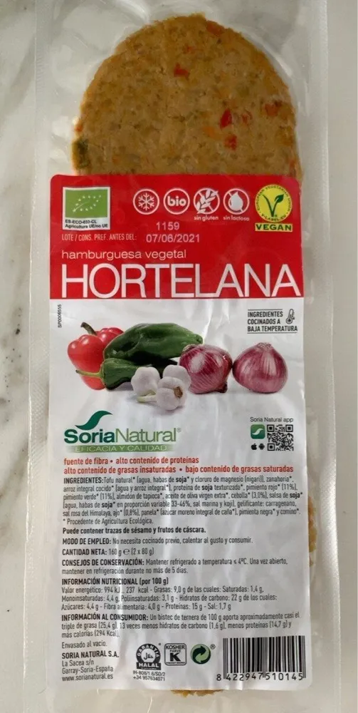 Hamburguesa vegetal
