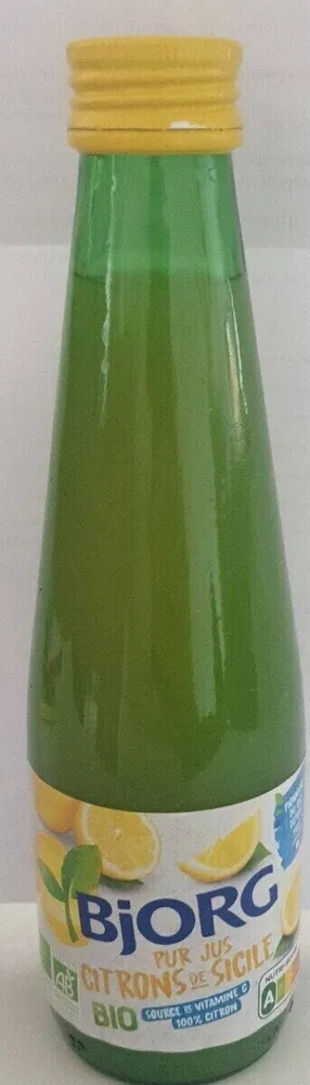 Pur jus citrons de Sicile BIO