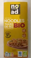 Noodles thaïes de riz 1/2 complet