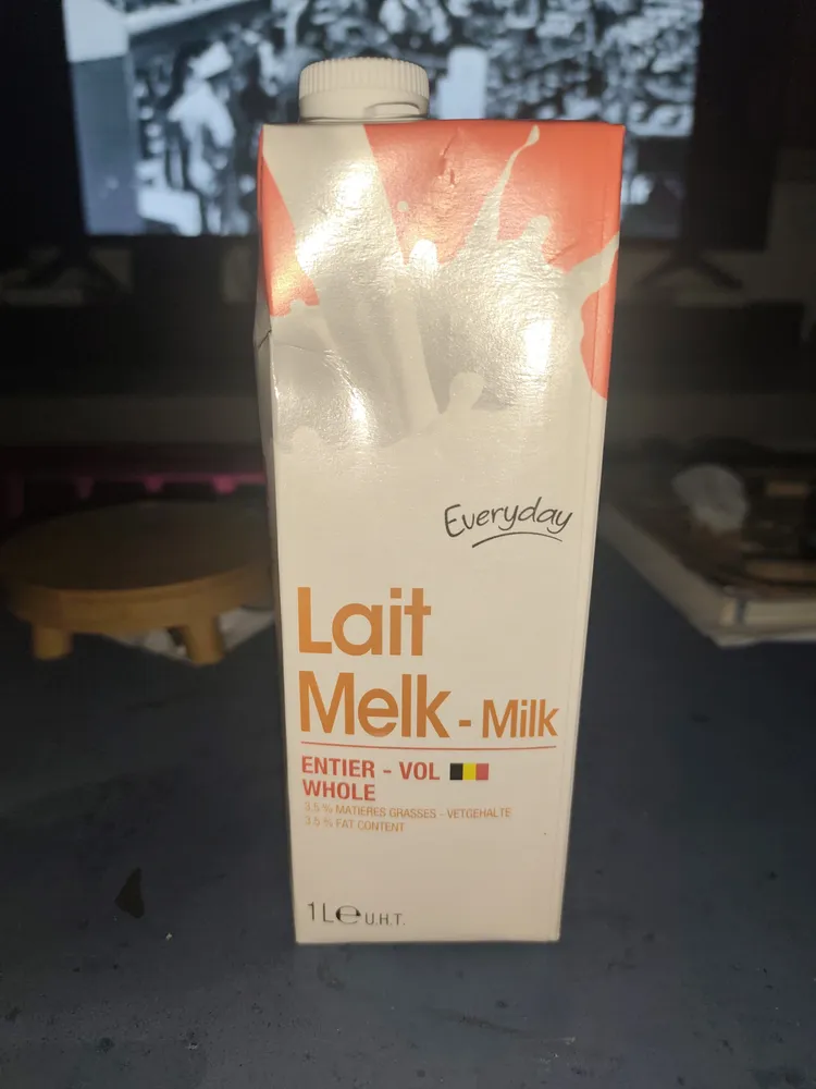 Lait entier - Melk vol - Milk whole