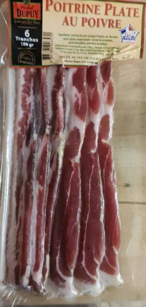 Poitrine plate au poivre