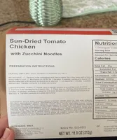 Sun-Dried Tomato Chicken with Zucchini Noodles
