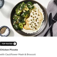 Chicken Piccata w/Cauliflower Mash & Broccoli