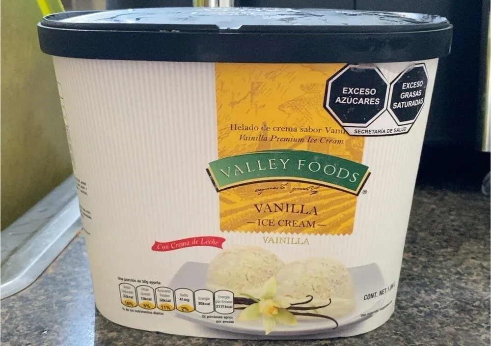 Vanilla ice cream