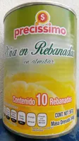Piña en rebanadas en almíbar