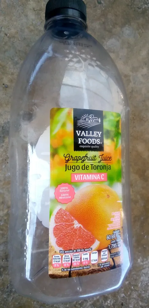 Jugo de toronja