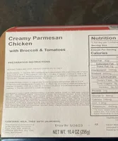 Creamy Parmesan Chicken with Broccoli and Tomatoes