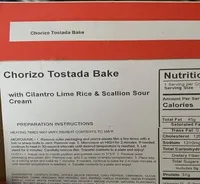 Chorizo tostada bake