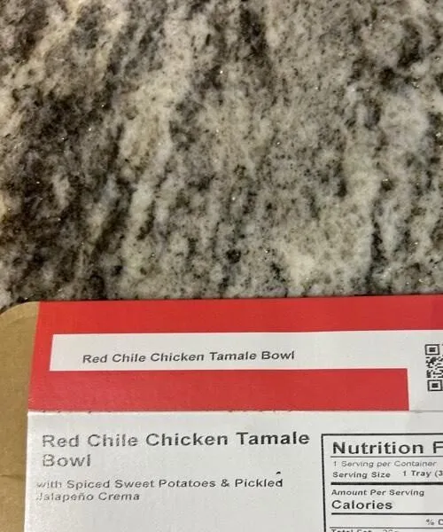 Red  Chile Chicken Tamale Bowl