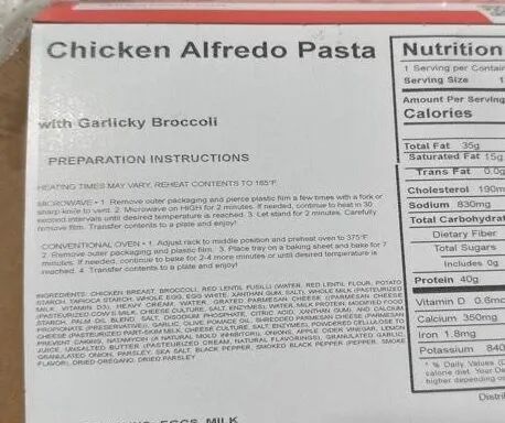 Chicken Alfredo Pasta