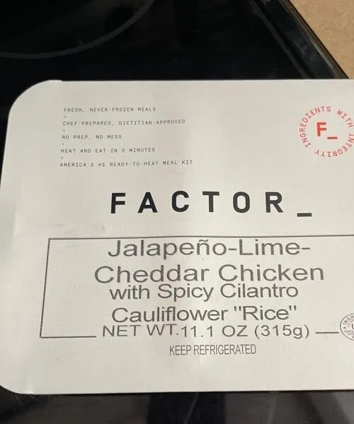 Jalapeño-Lime-Cheddar Chicken with Spicy Cilantro Cauliflower “Rice”