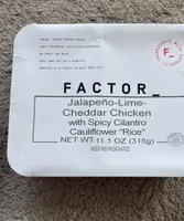 Jalapeno-lime-cheddar chicken