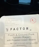 Fusilli and Ground Pork Tomato Ragu