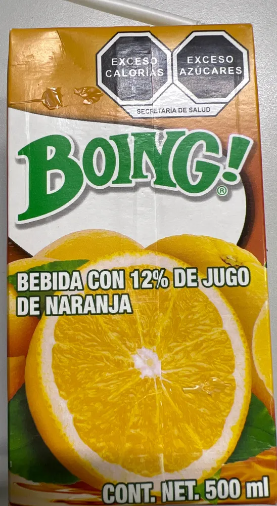 Bebida con 12% de jugo de naranja