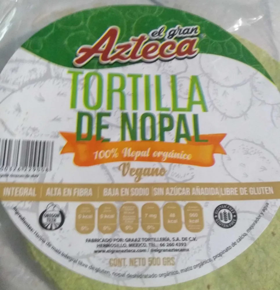 Tortilla de nopal