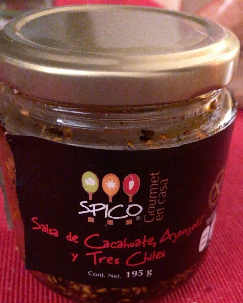 Spico Salsa de Cacahuate, Ajonjoli y tres chiles